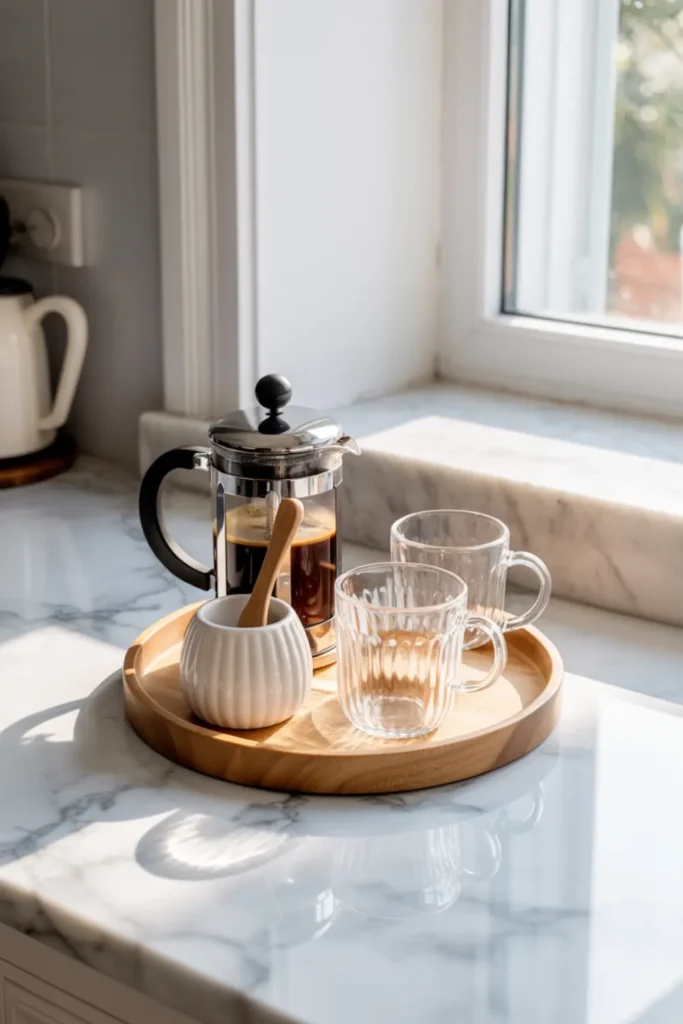 Mini Countertop Tray Station