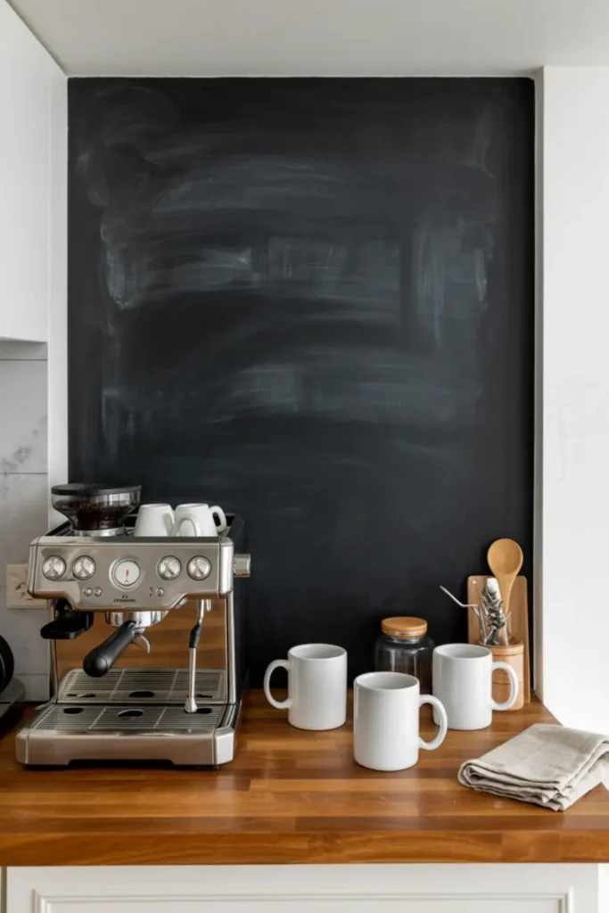 Chalkboard Menu Wall Setup