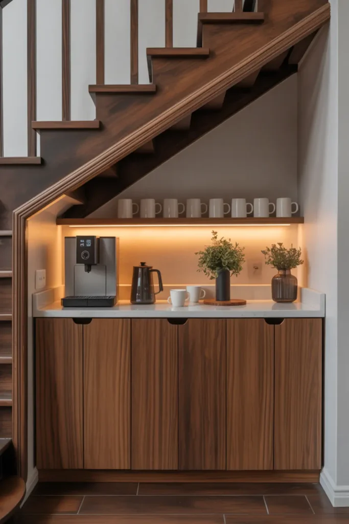 Under-Stairs Coffee Hideaway