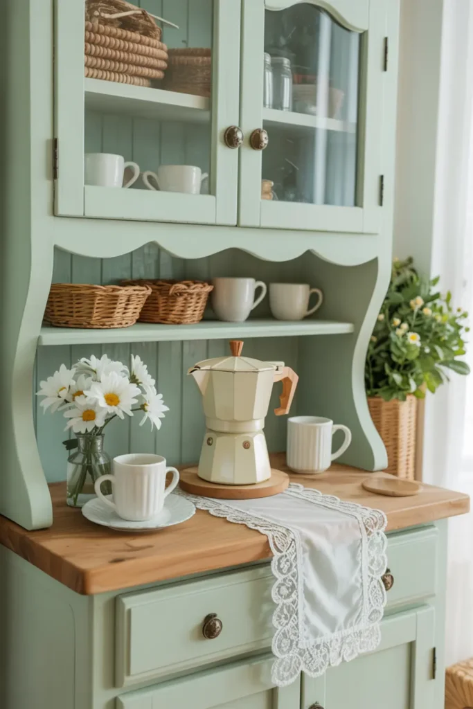 Mint Green Cottagecore Nook