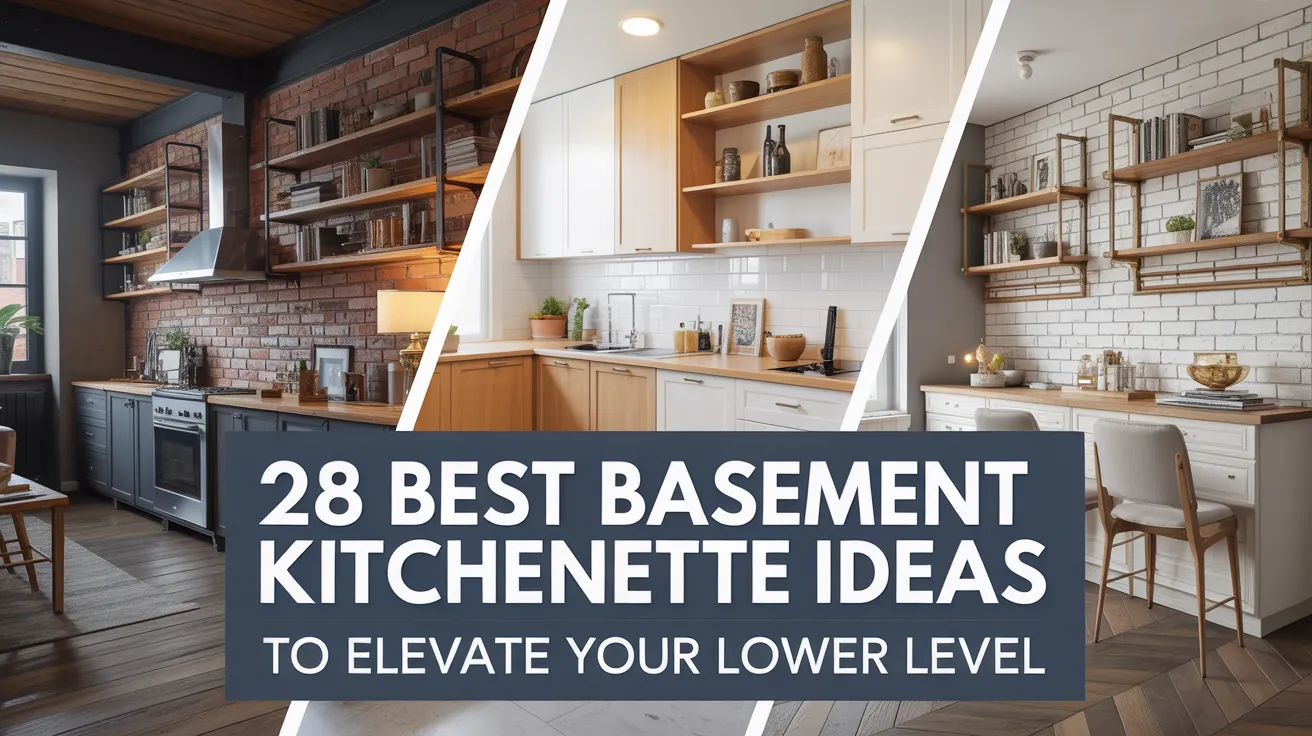 28 Best Basement Kitchenette Ideas to Elevate Your Lower Level