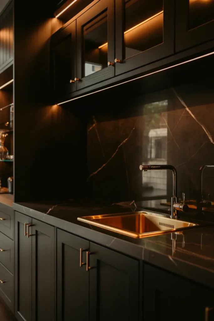 The Dark & Moody Wet Bar