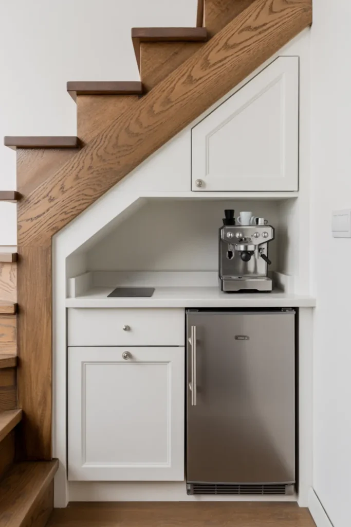 The Under-Stairs Space Saver