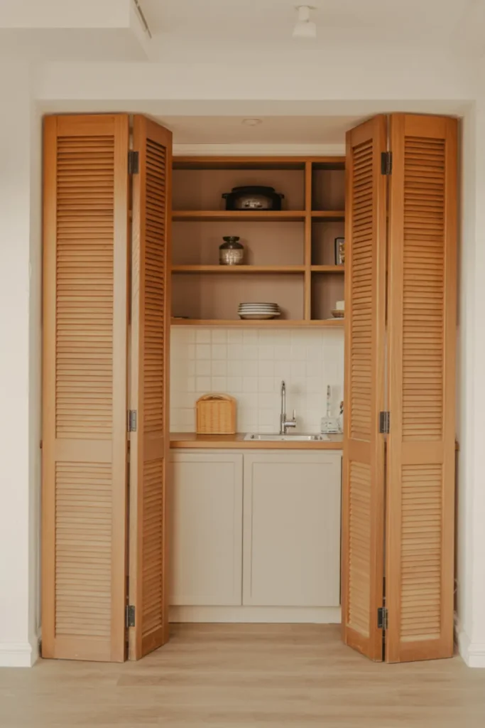 The Seamless Hidden Kitchenette
