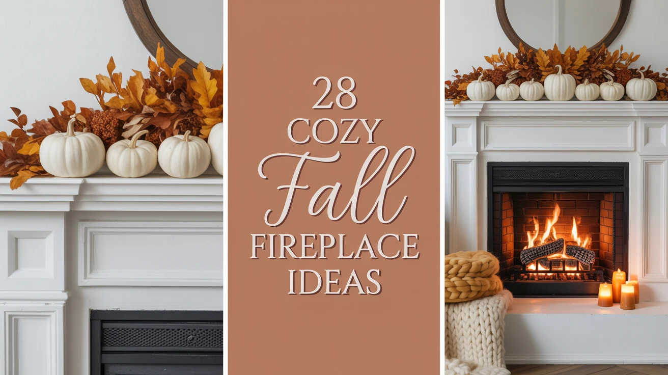 28 Fall Fireplace Decor Ideas to Warm Up Your Living Room 