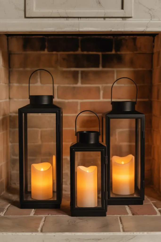 Lanterns Inside the Firebox