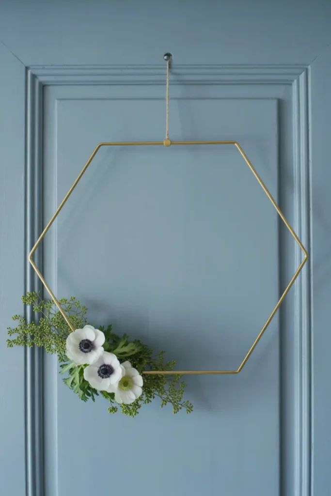 Minimalist Geometric Brass Ring