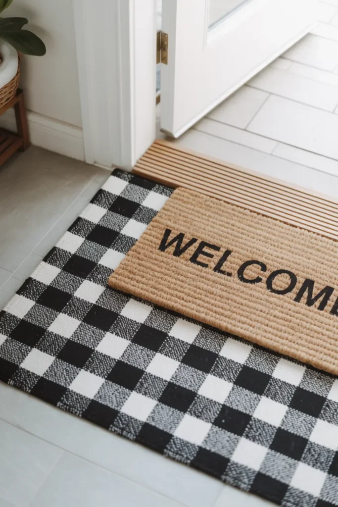 Layer Textured Doormats
