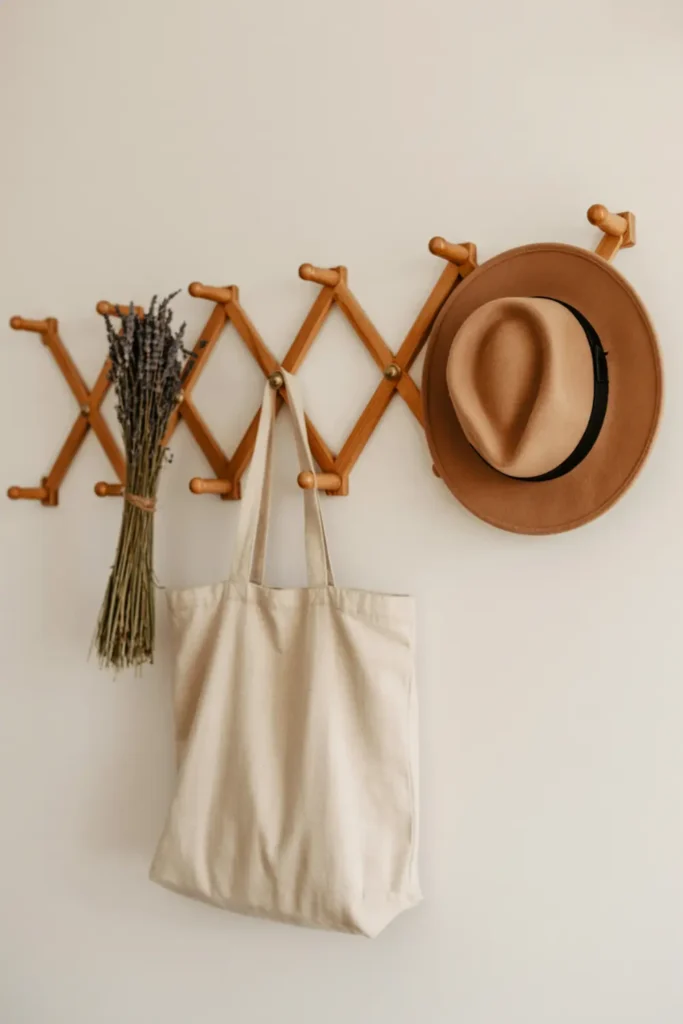 Mount a Wooden Peg Rack