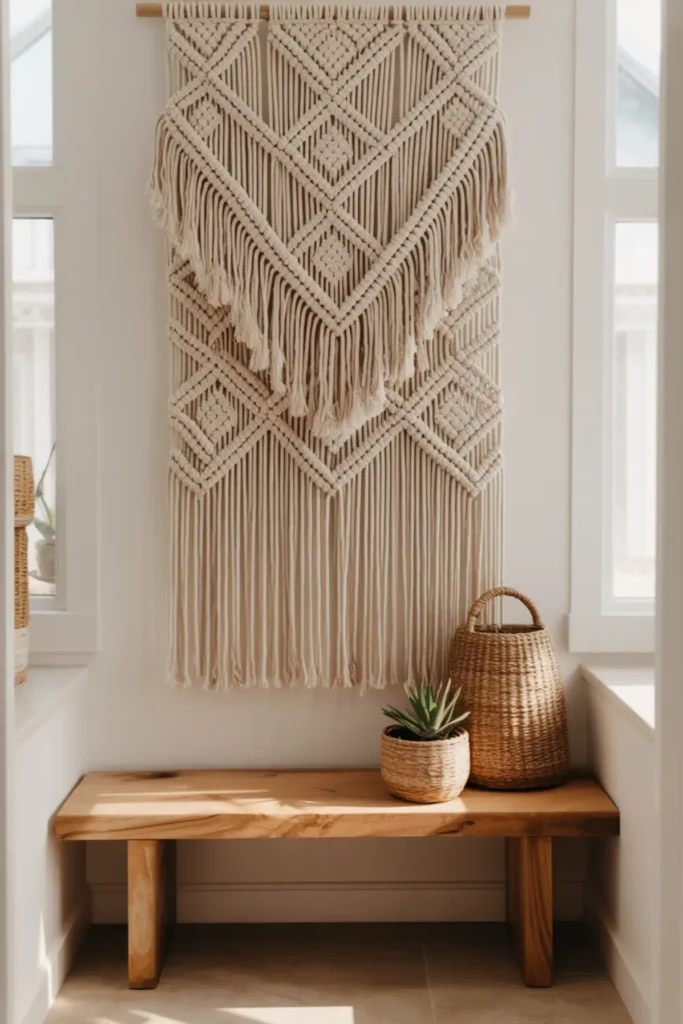 Hang Boho Macrame Wall Art