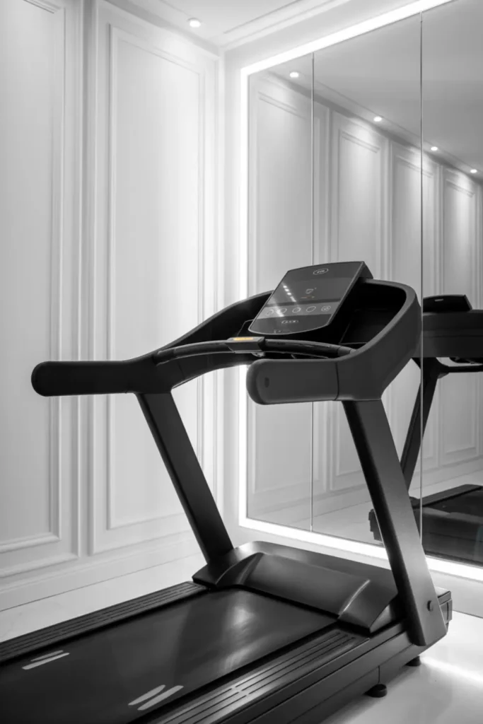 Luxury Monochrome Cardio Room