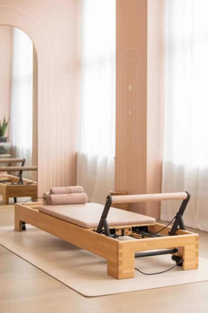 Pastel Aesthetic Pilates Studio