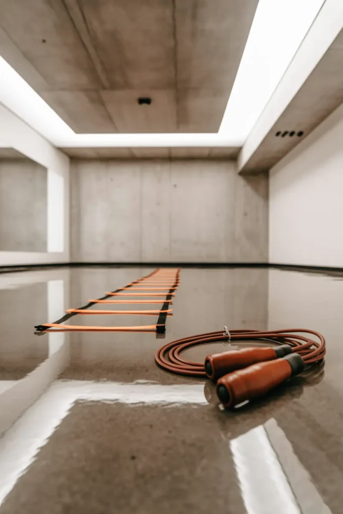High-Ceiling Jump Rope & Agility Zone