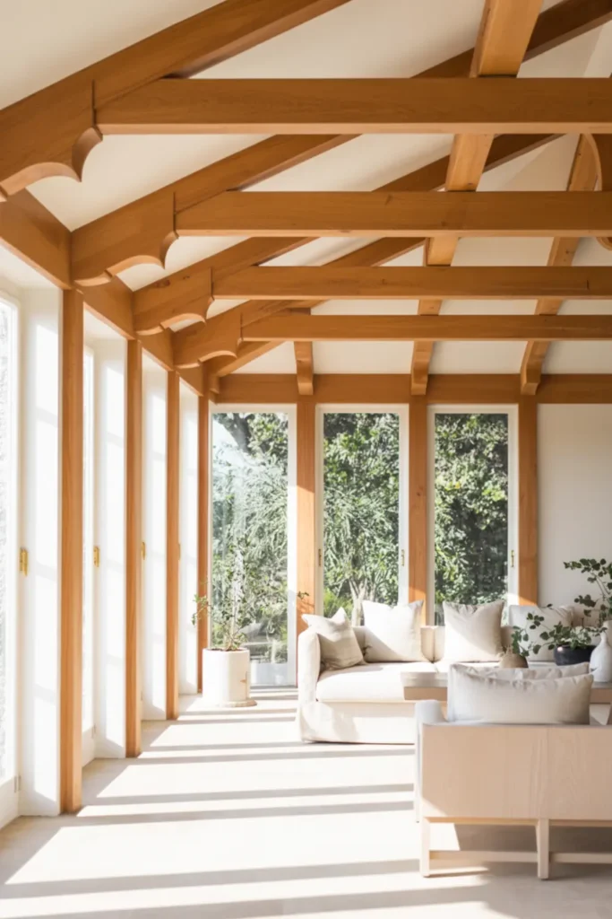Expose Wood Ceiling Beams for Architectural Warmth
