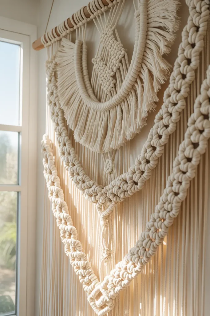 Hang Macrame Wall Tapestries