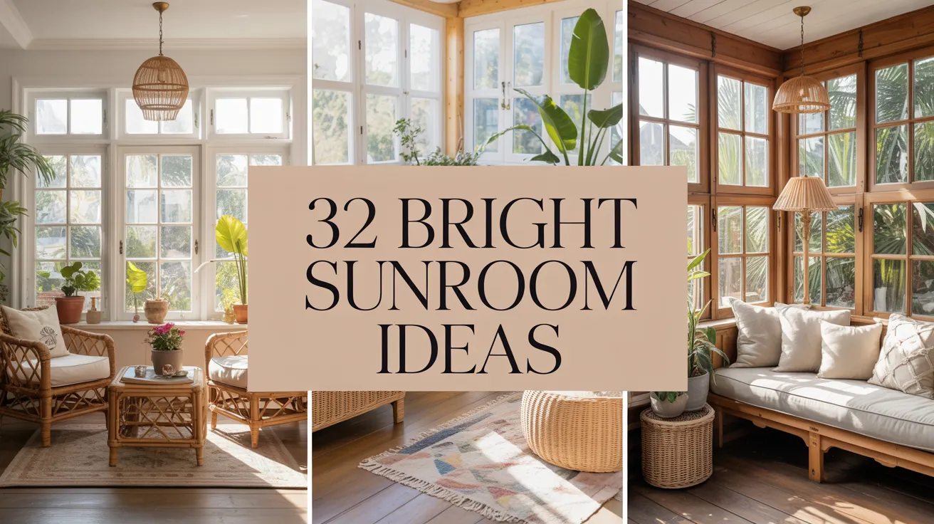 32 Bright Sunroom Ideas Packed with Light, Warmth, and Function