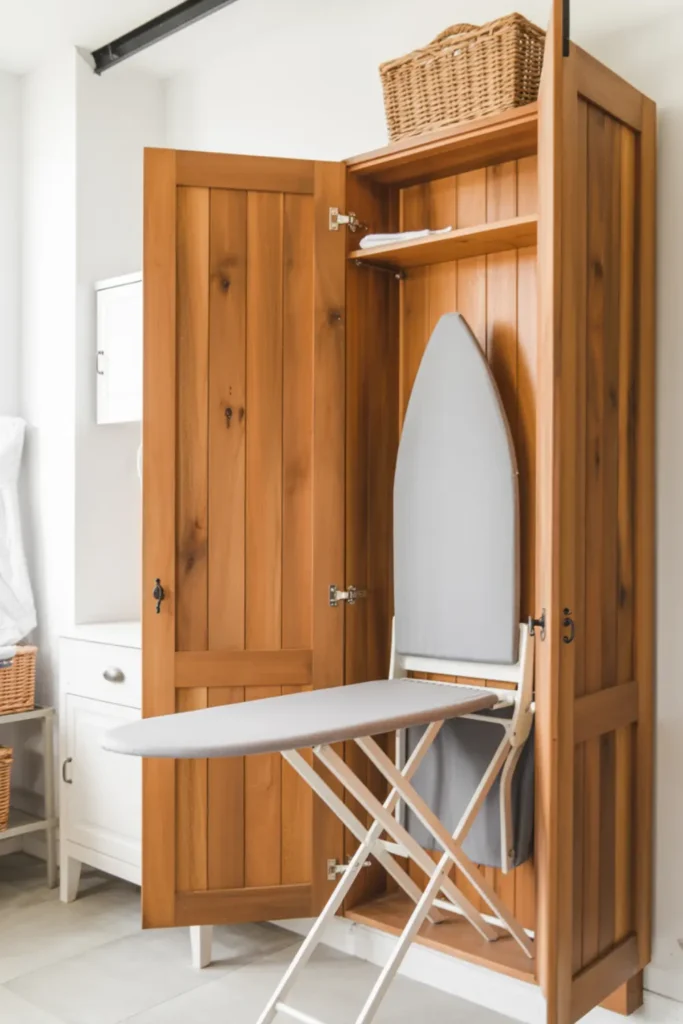 Hide a Built-In Ironing Board