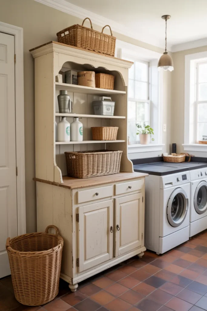 Repurpose an Antique Wooden Cabinet