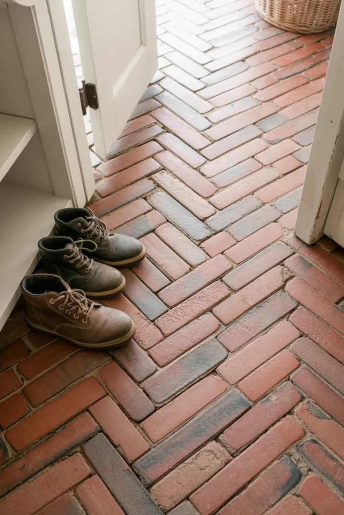 Lay Weathered Brick Flooring