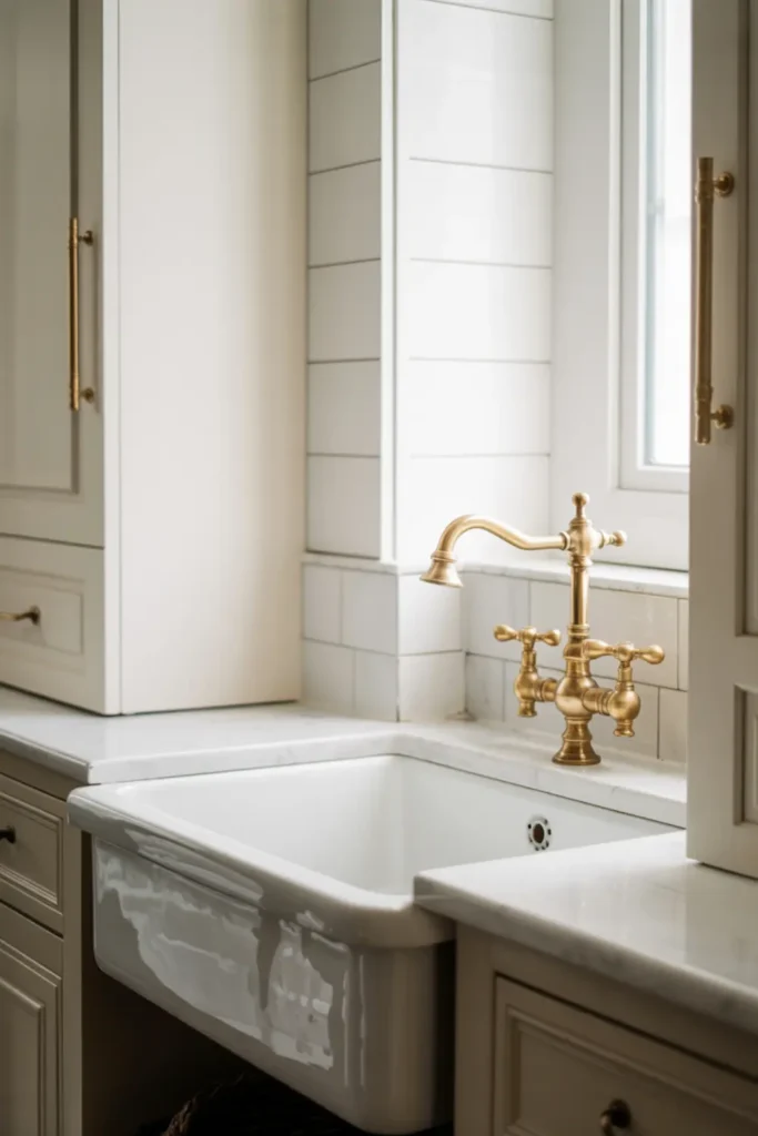 Build a Farmhouse Sink Drop Zone