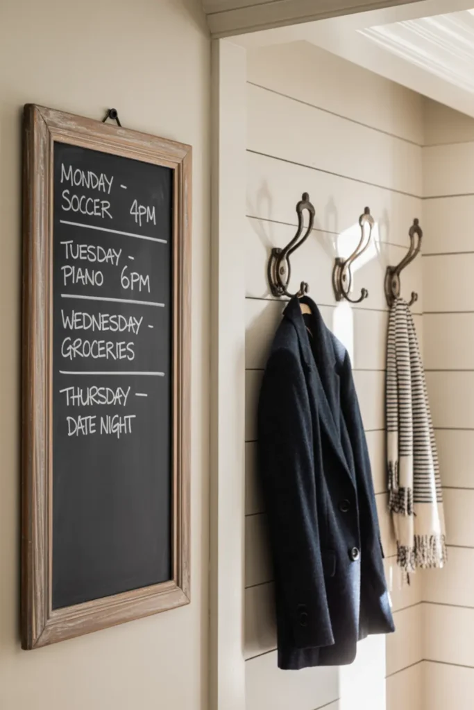 Create a Chalkboard Command Center