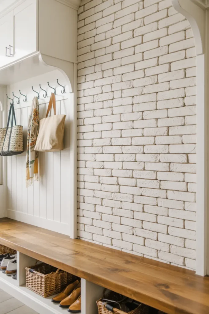 Expose a Whitewashed Brick Wall