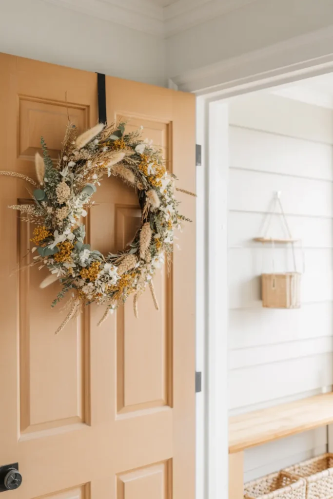 Display Dried Floral Wreaths