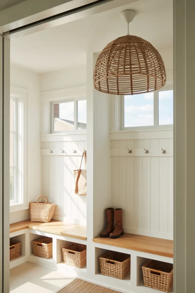 Hang Woven Rattan Light Fixtures