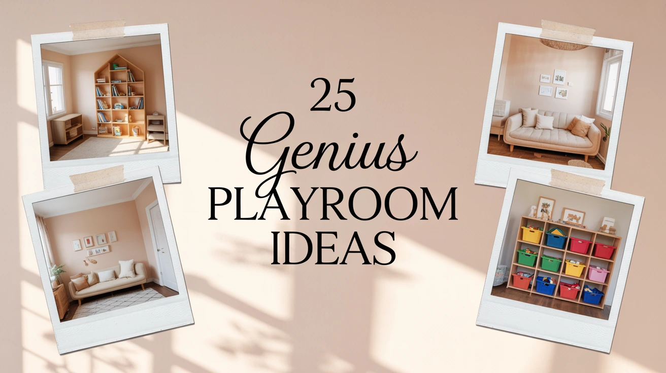 25 Genius Playroom Ideas to Stop Toy Clutter Forever