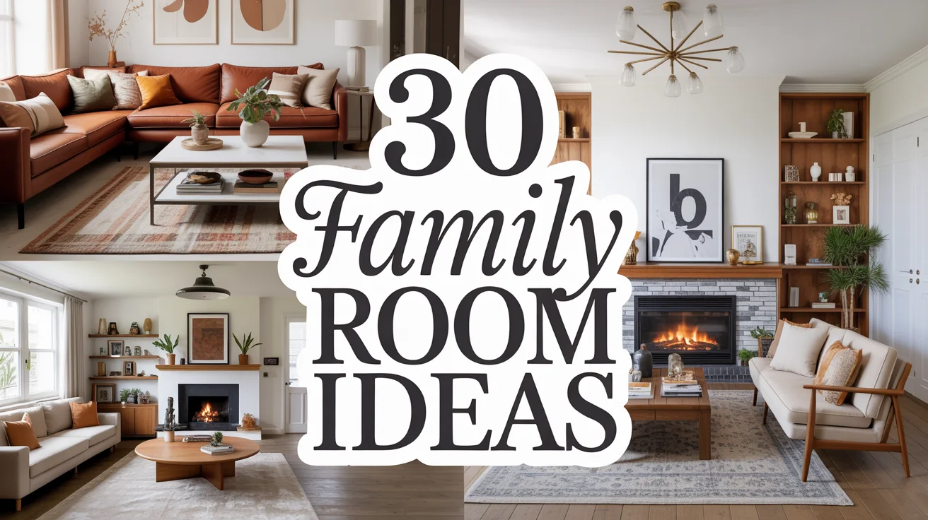 30 Genius Family Room Design Ideas You Can Recreate in Minutes