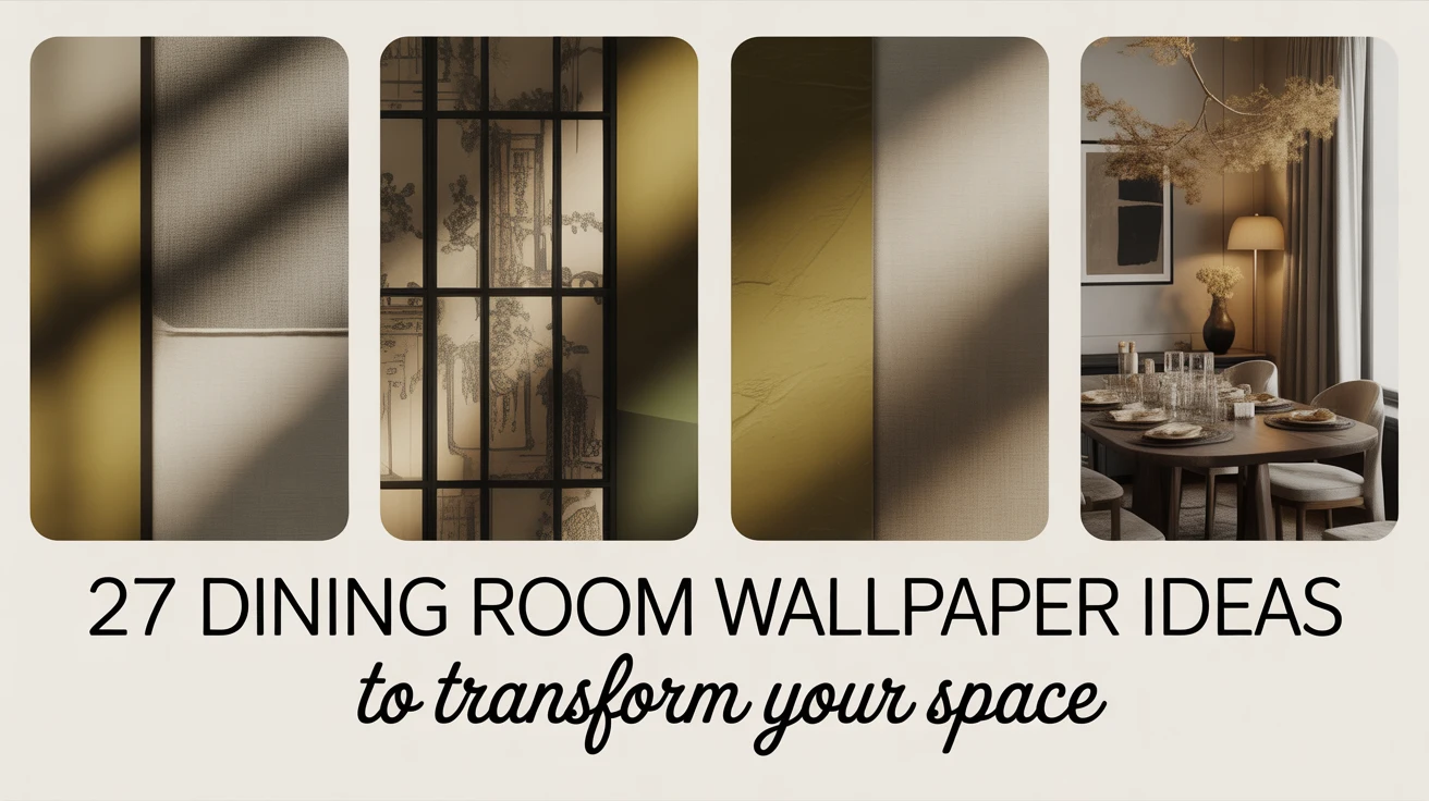 27 Stunning Dining Room Wallpaper Ideas You’ll Want to Steal