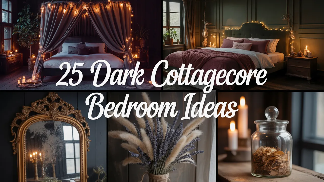 25 Dark Cottagecore Bedroom Ideas for a Moody & Magical Retreat