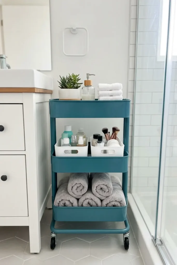 Roll in a Slim 3-Tier Utility Cart