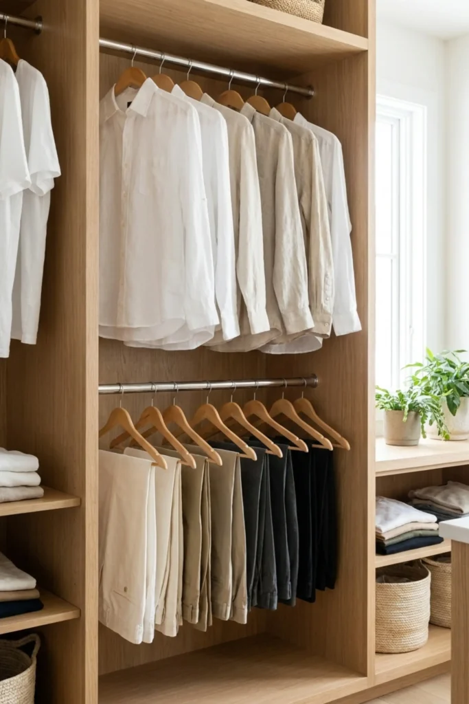 custom walk in closet designs