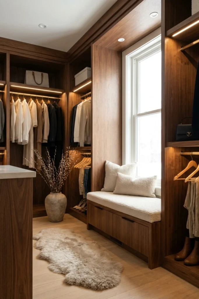 custom walk in closet designs