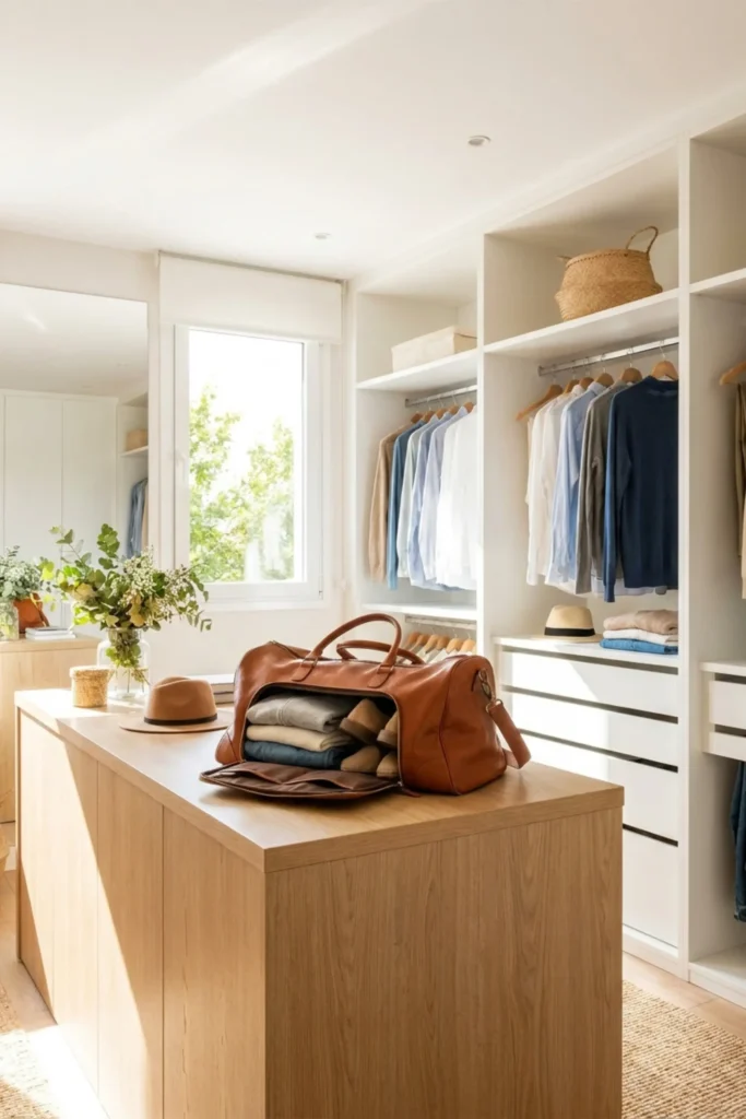 custom walk in closet designs