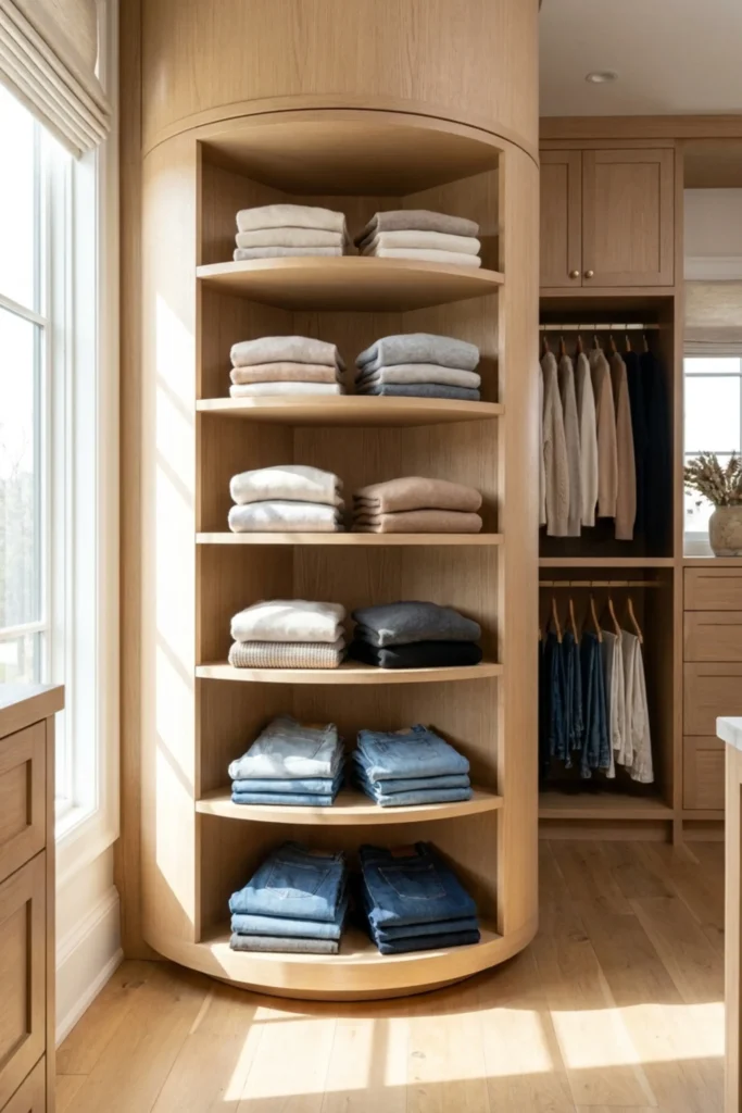 custom walk in closet designs