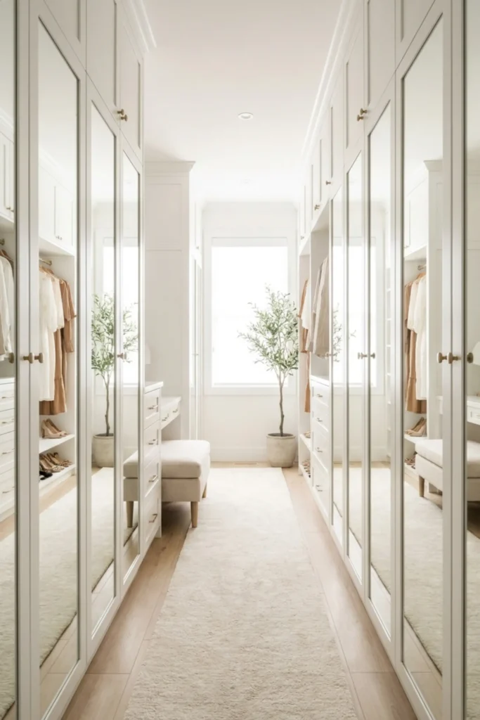 custom walk in closet designs