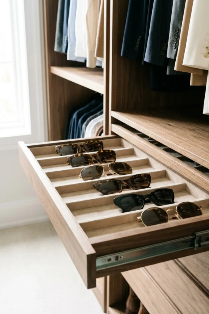 custom walk in closet designs