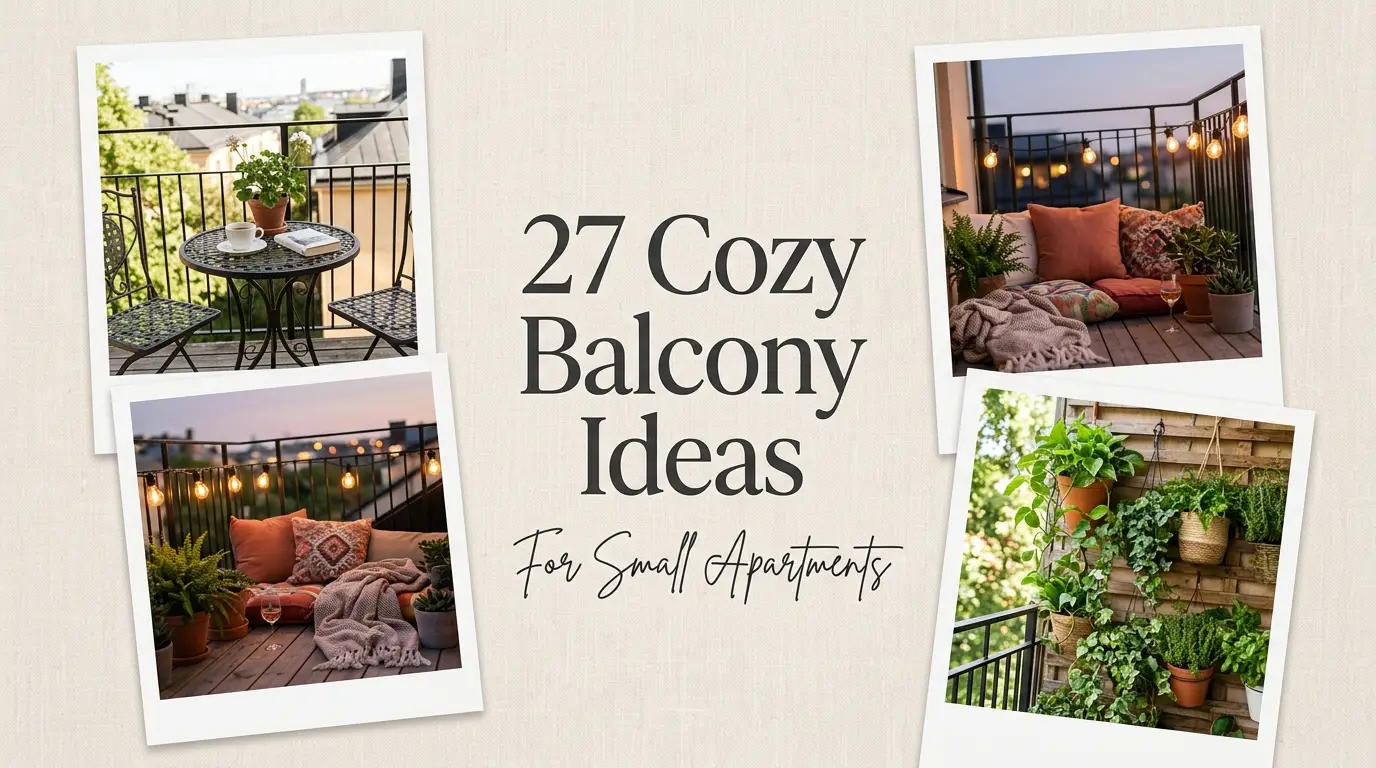 27 Aesthetic Balcony Ideas That Turn Tiny Spaces Into Paradise