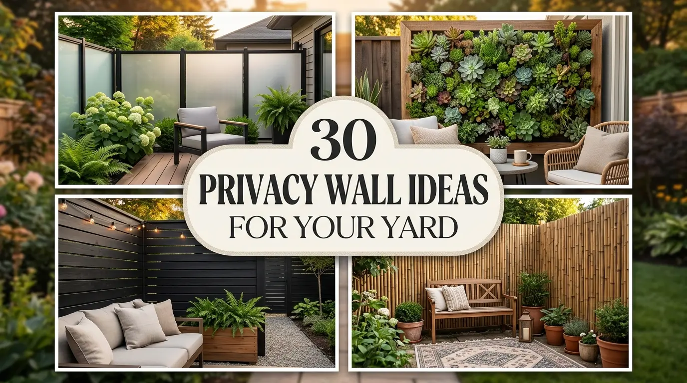 30 Exterior Wall Design Ideas for Privacy That Transform Your Yard