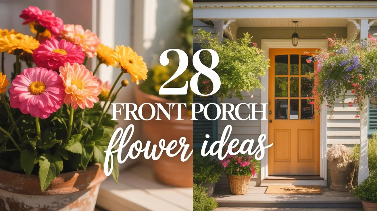28 Stunning Front Porch Flower Ideas to Instantly Boost Curb Appeal