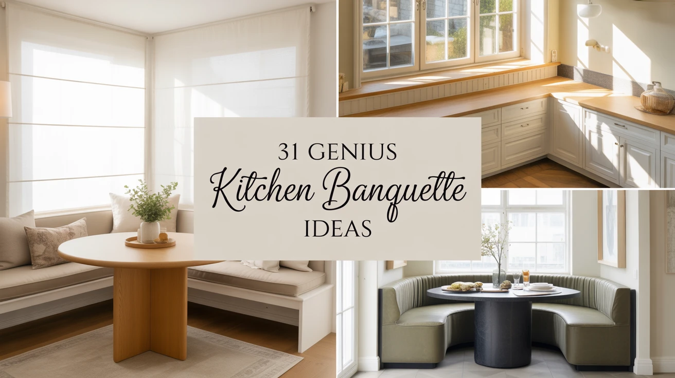 31 Clever Kitchen Banquette Ideas That Maximize Space