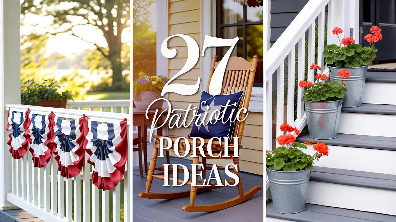27 Stunning 4th of July Patriotic Porch Decor Ideas to Copy This Summer