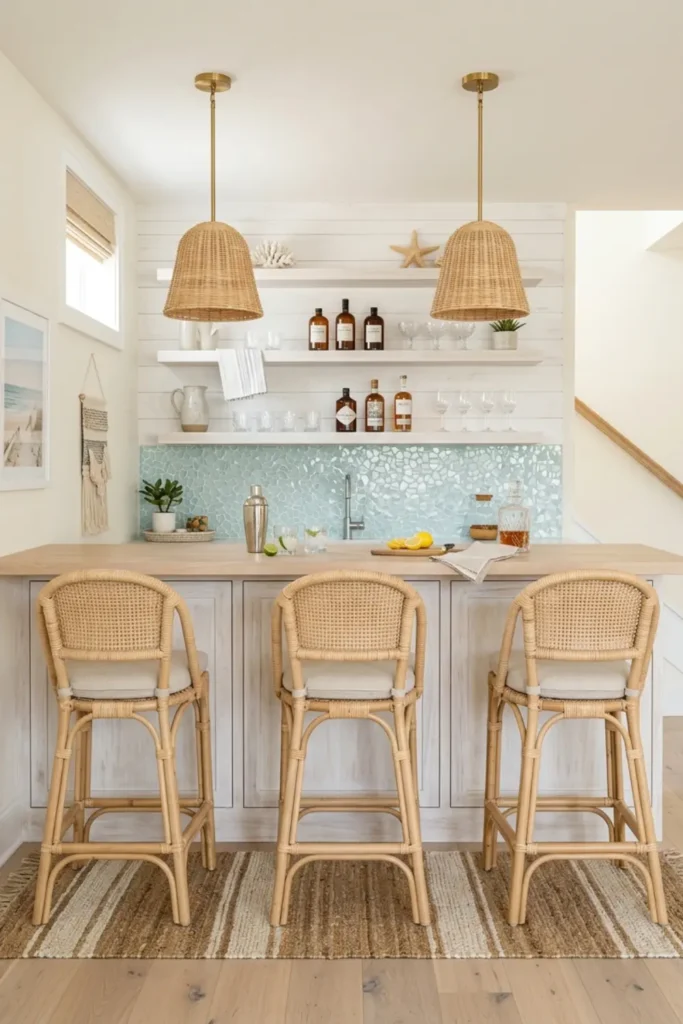 Coastal Retreat Light and Airy Bar
