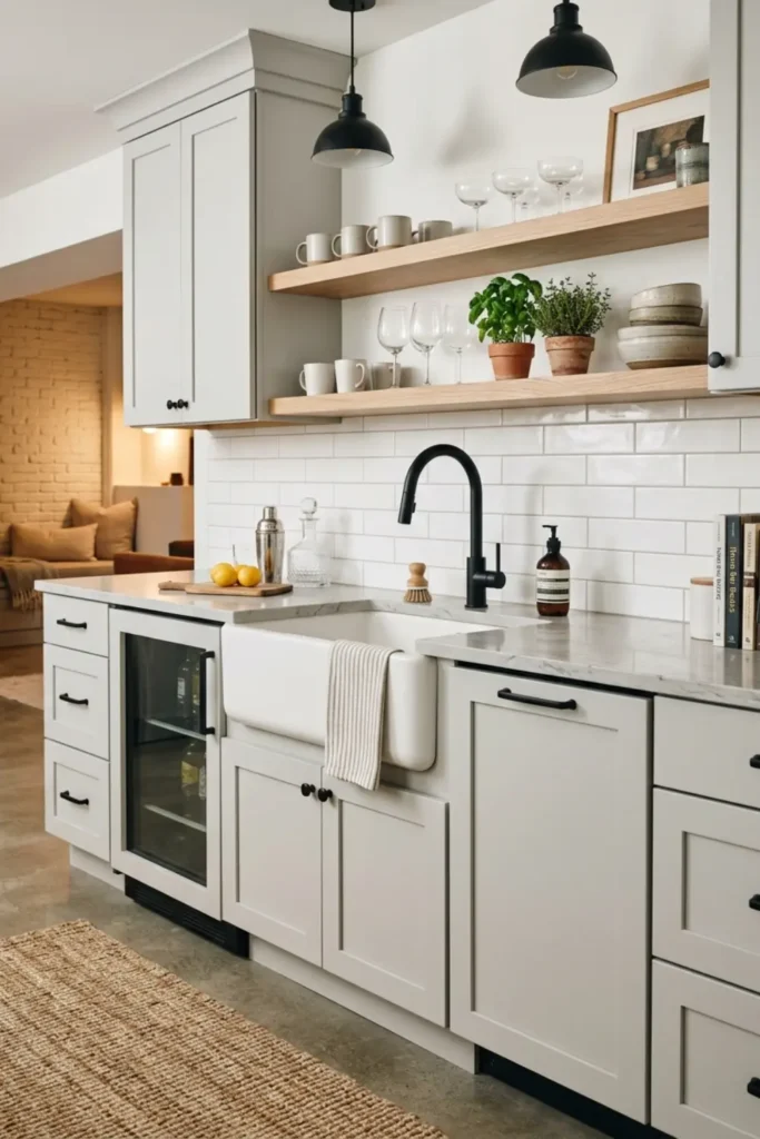 Open-Concept Kitchenette Style