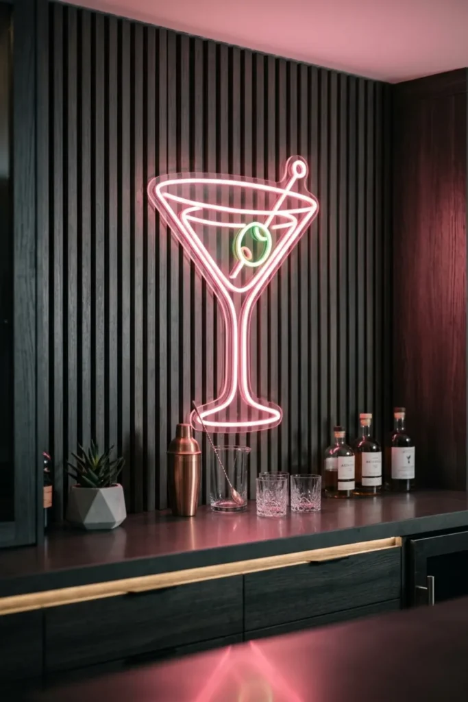 Neon Sign Focal Point