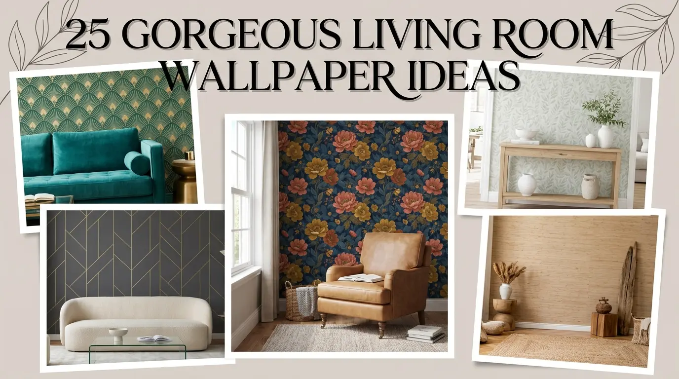 25 Gorgeous Living Room Wallpaper Ideas That Will Instantly Transform Your Space