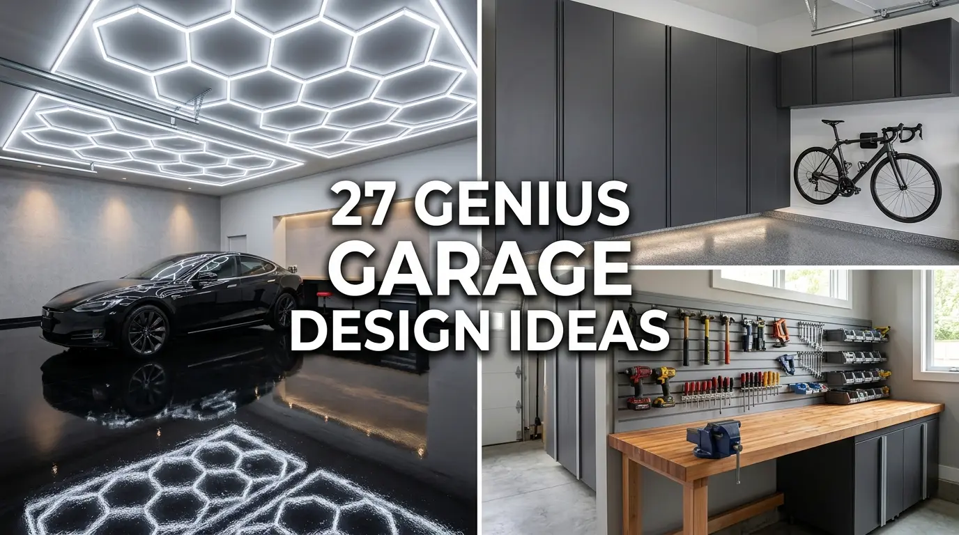 27 Genius Garage Design Ideas to Turn Chaos into a Dream Space