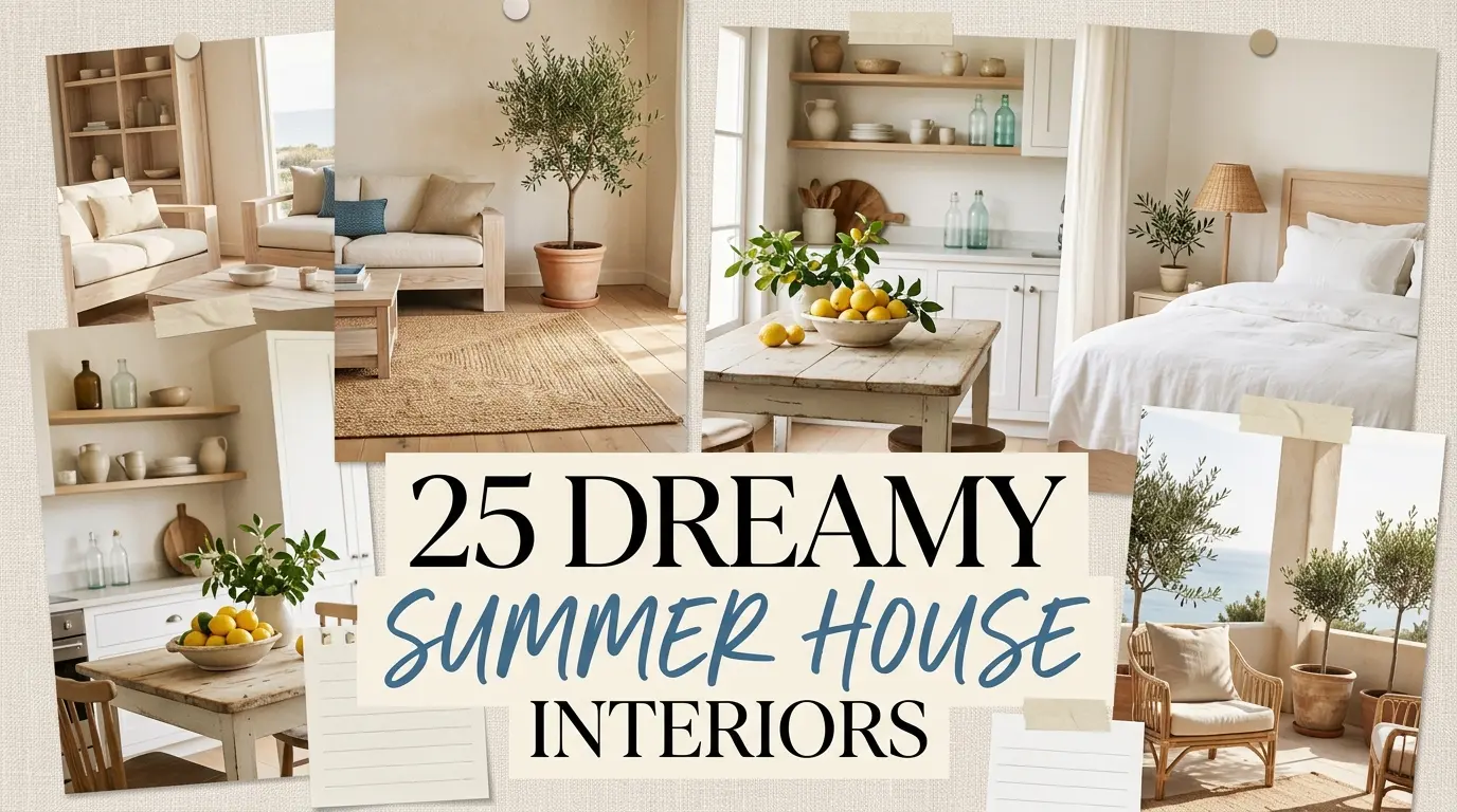 25 Aesthetic Summer House Interiors That Feel Like a Luxury Resort